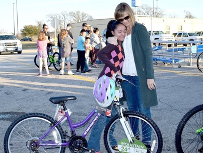 woman and little girl