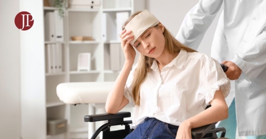 woman with possible brain injury